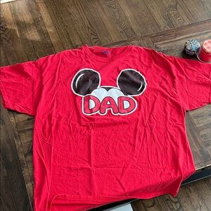 Red Dad Graphic Kids Shirt
